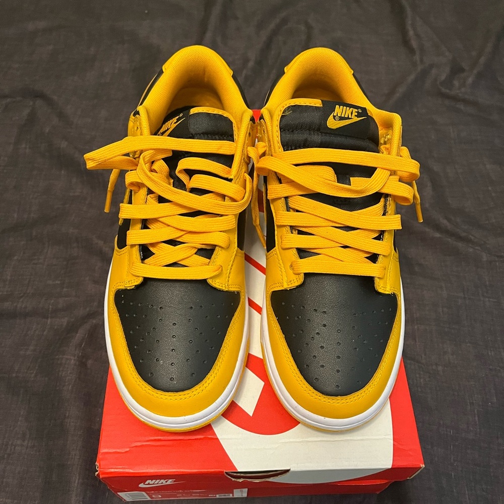 Yellow and black SB dunk